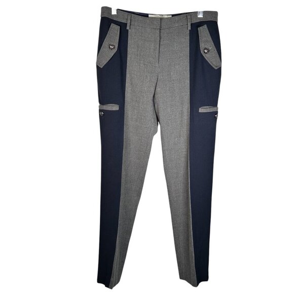 Anthropologie Leifsdottir Size 4 Pants Colorblock Office Brunch - Picture 1 of 6